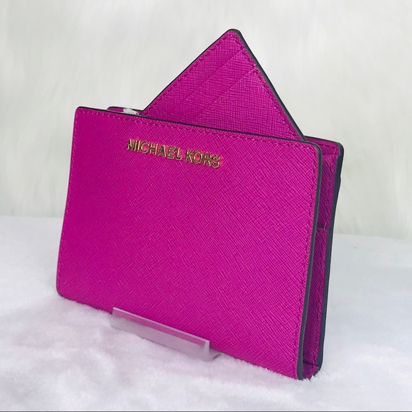 Michael Kors Jet Set Travel MD Card Case Wallet - Picture 2 of 8